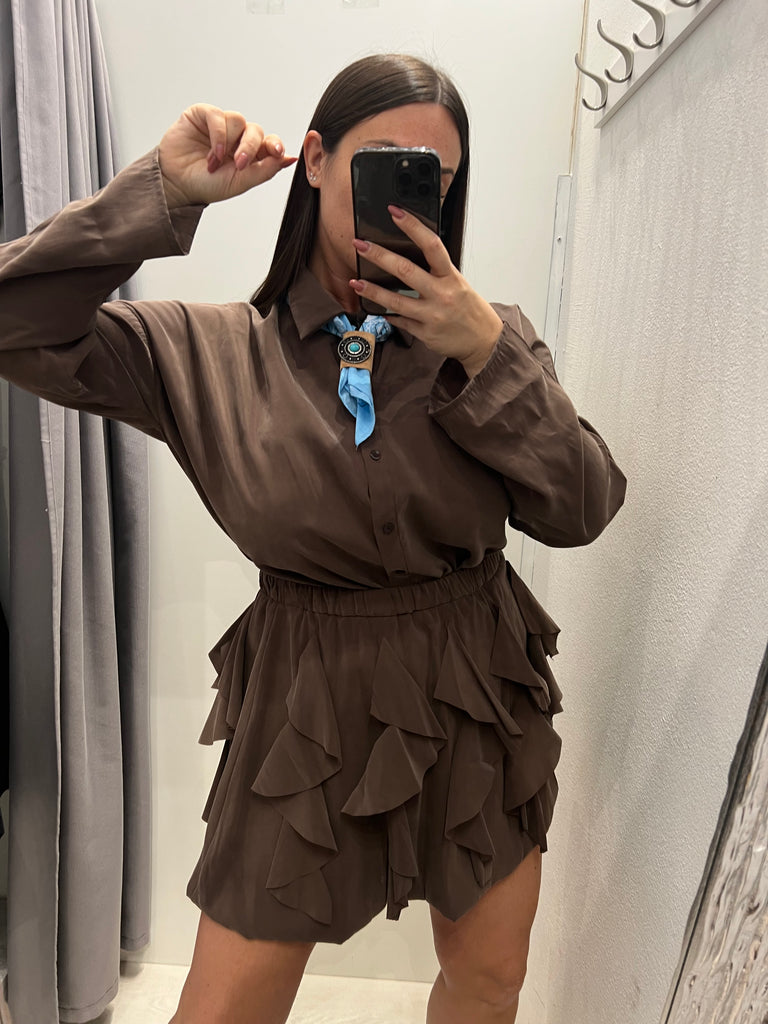 MSS💥HaveOne•Camicia moro con bandana