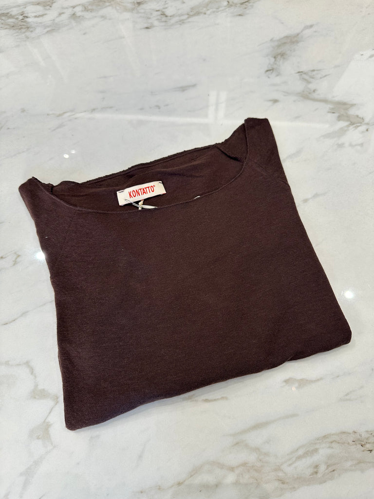 KONTATTO•Maglia lanetta scollo barchetta•Più colori