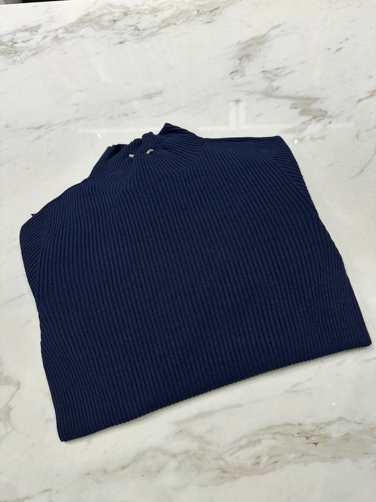 KONTATTO•Lupetto a costine manica campana•Più colori