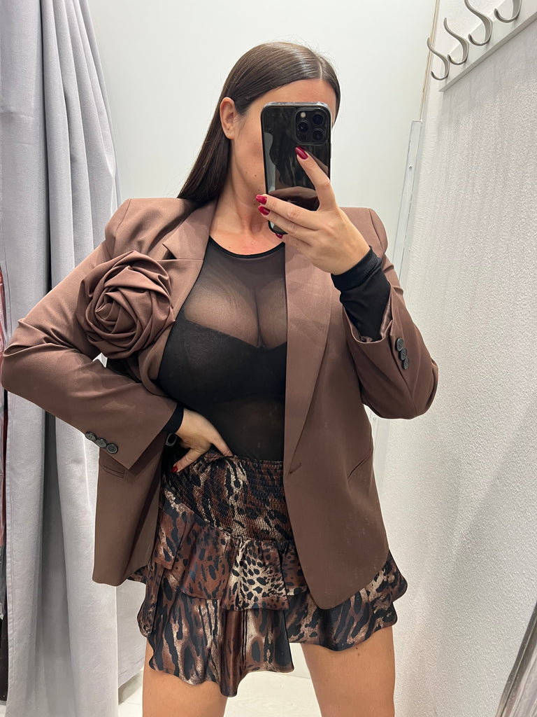 ViCOLO•Body girocollo velato in tulle