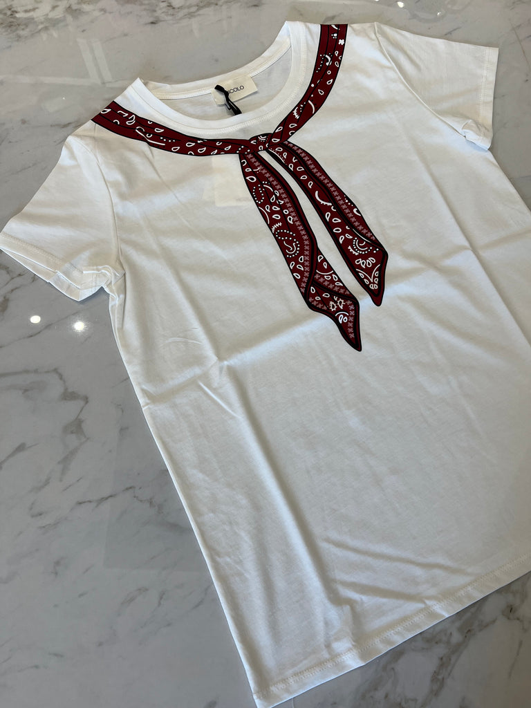 ViCOLO•T-shirt regular bandana bordeaux