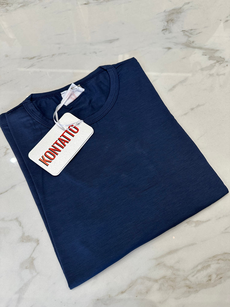KONTATTO•Maglia viscosetta girocollo a manica lunga•Più colori