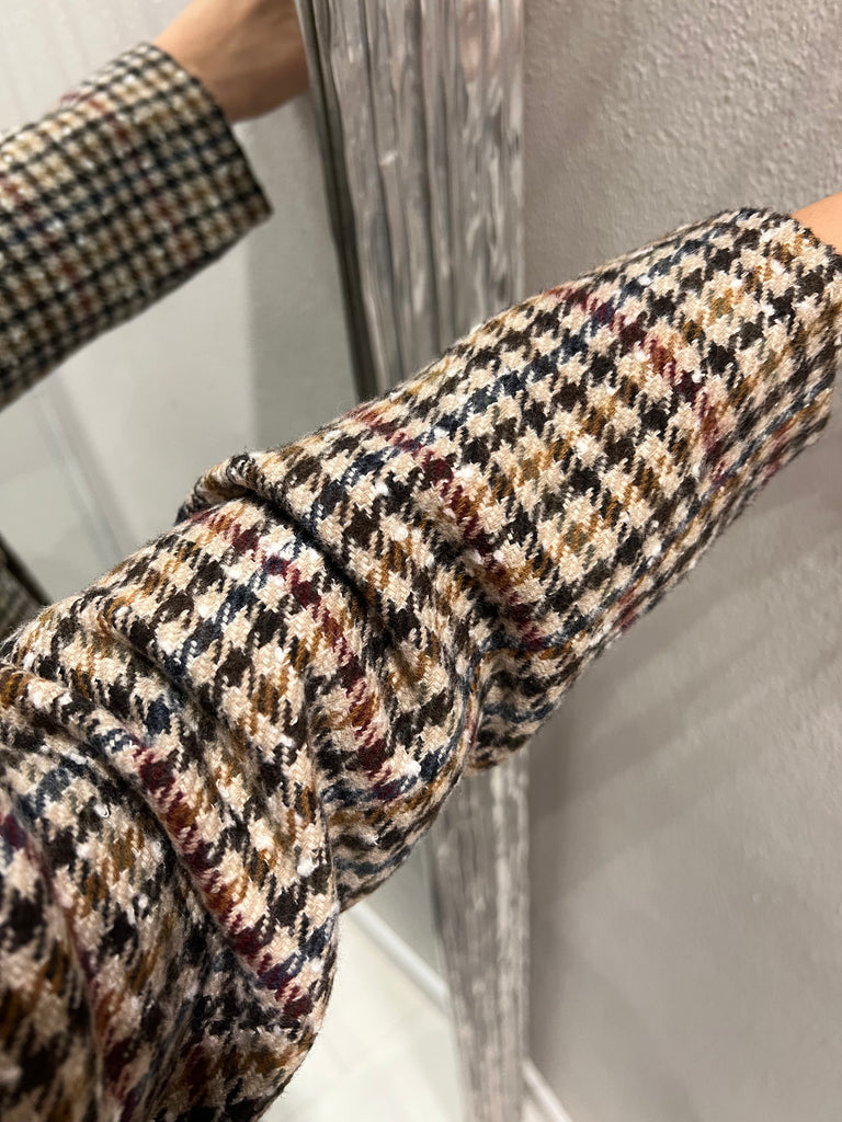 BLK30 HaveOne•Giacca cappottino over crop