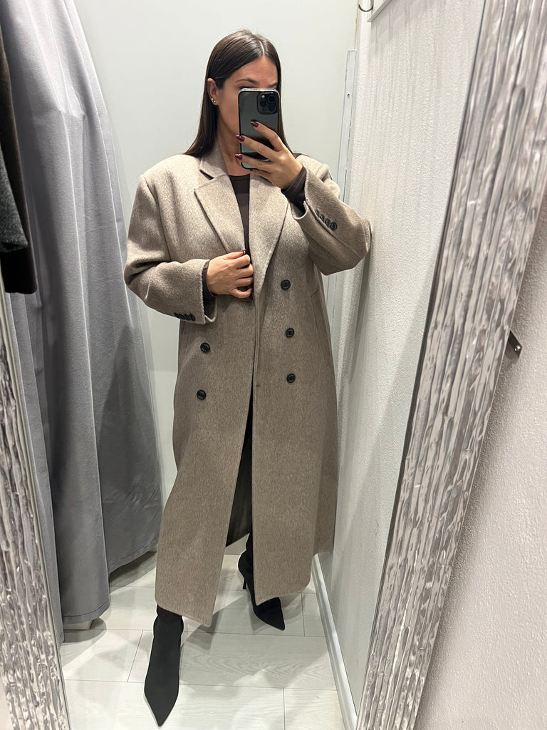 ViCOLO•Cappotto over doppiopetto cascià