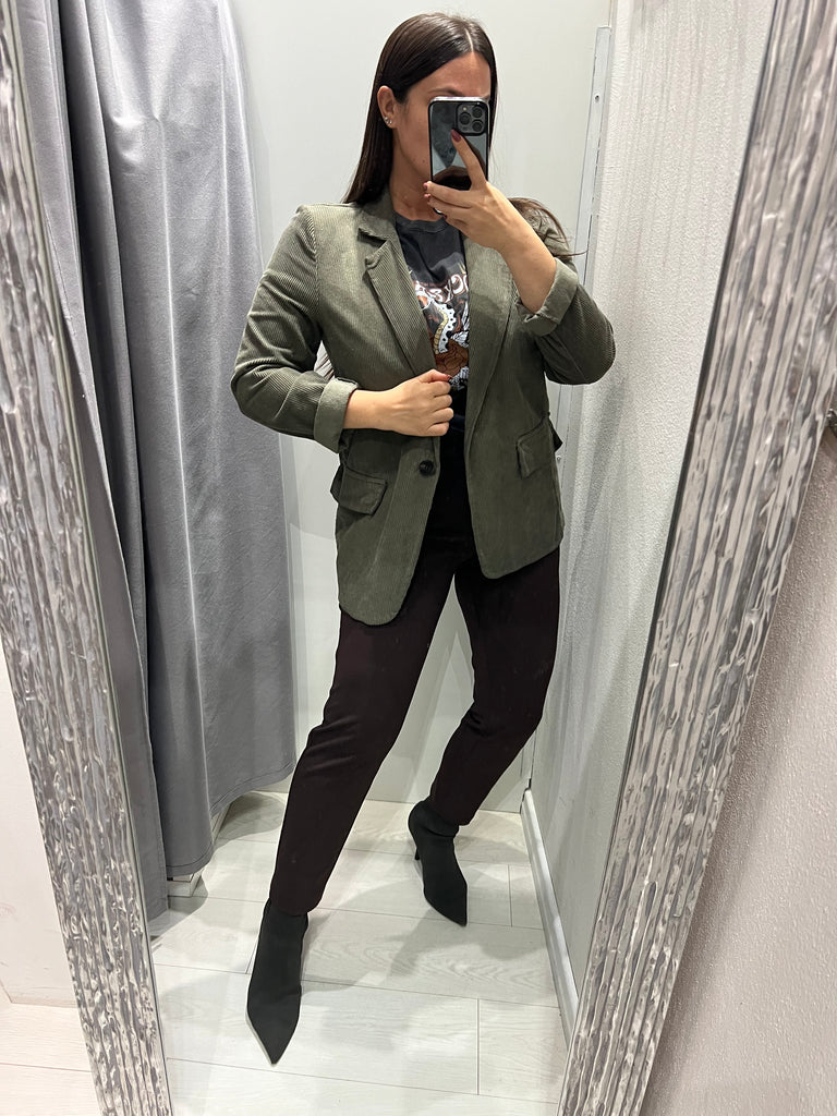 BLK30 HaveOne•Giacca a costine di velluto•Più colori