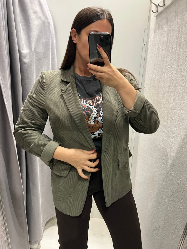 BLK30 HaveOne•Giacca a costine di velluto•Più colori