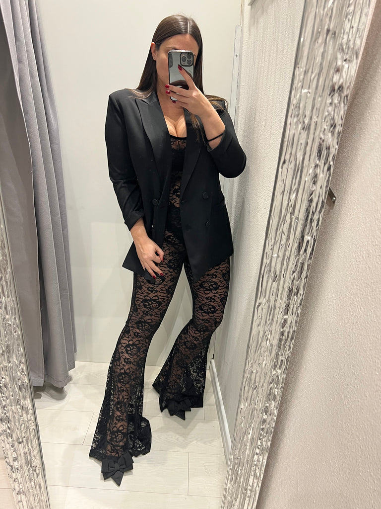 Tute Kontatto Tuta ?KONTATTO•Tuta Jumpsuit Pizzo Zampa