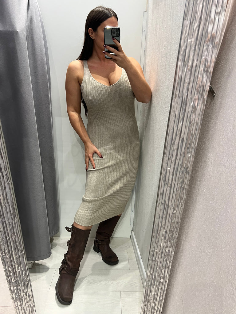 Susy Mix•Abito in maglia a coste e maglione•Più colori