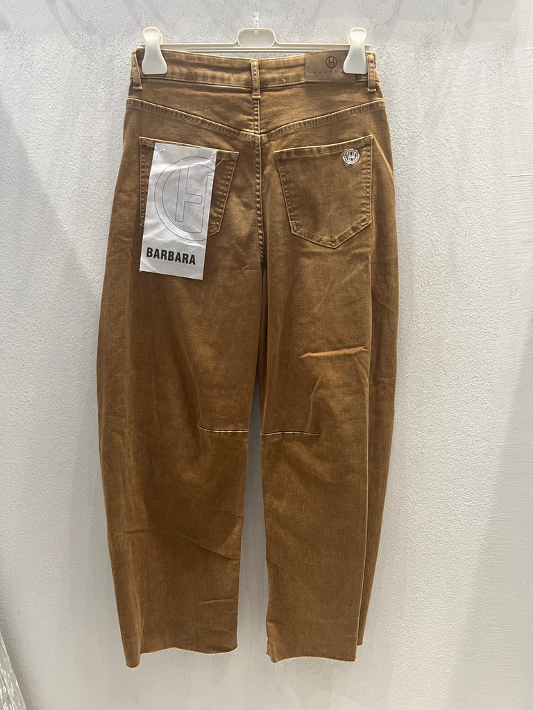 HaveOne•Jeans pantalone Barbara terra