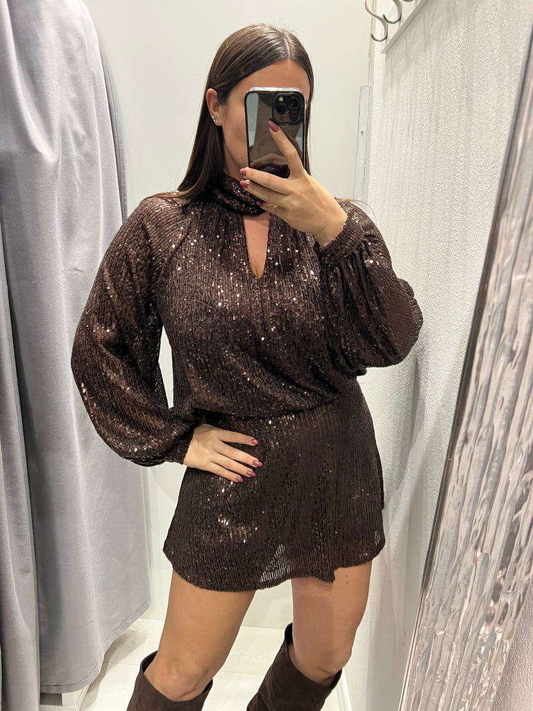 LUMINA•Abitino Moro paillettes