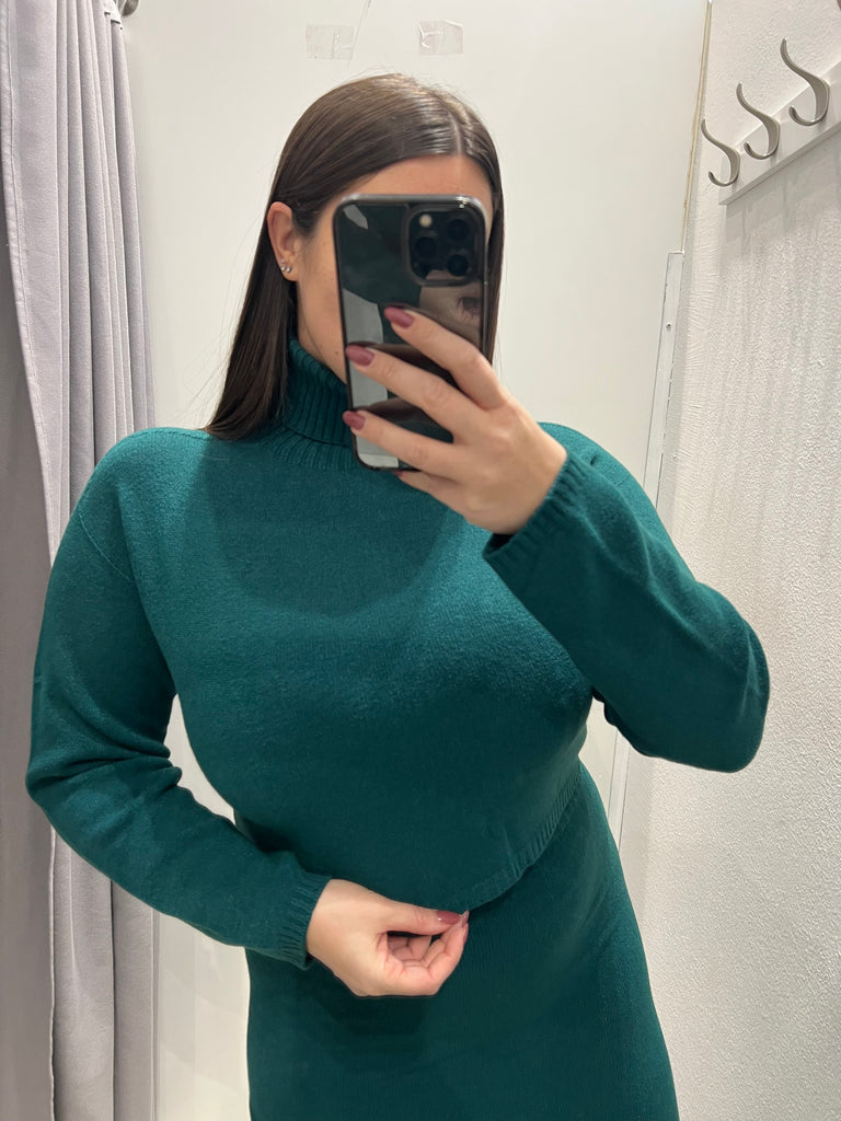KONTATTO•Dolcevita crop misto angora•Più colori
