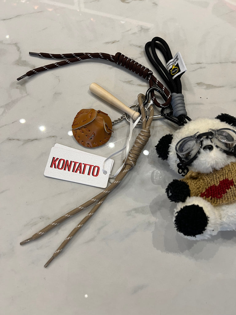 KONTATTO•Accessori per borsa peluche panda cammello