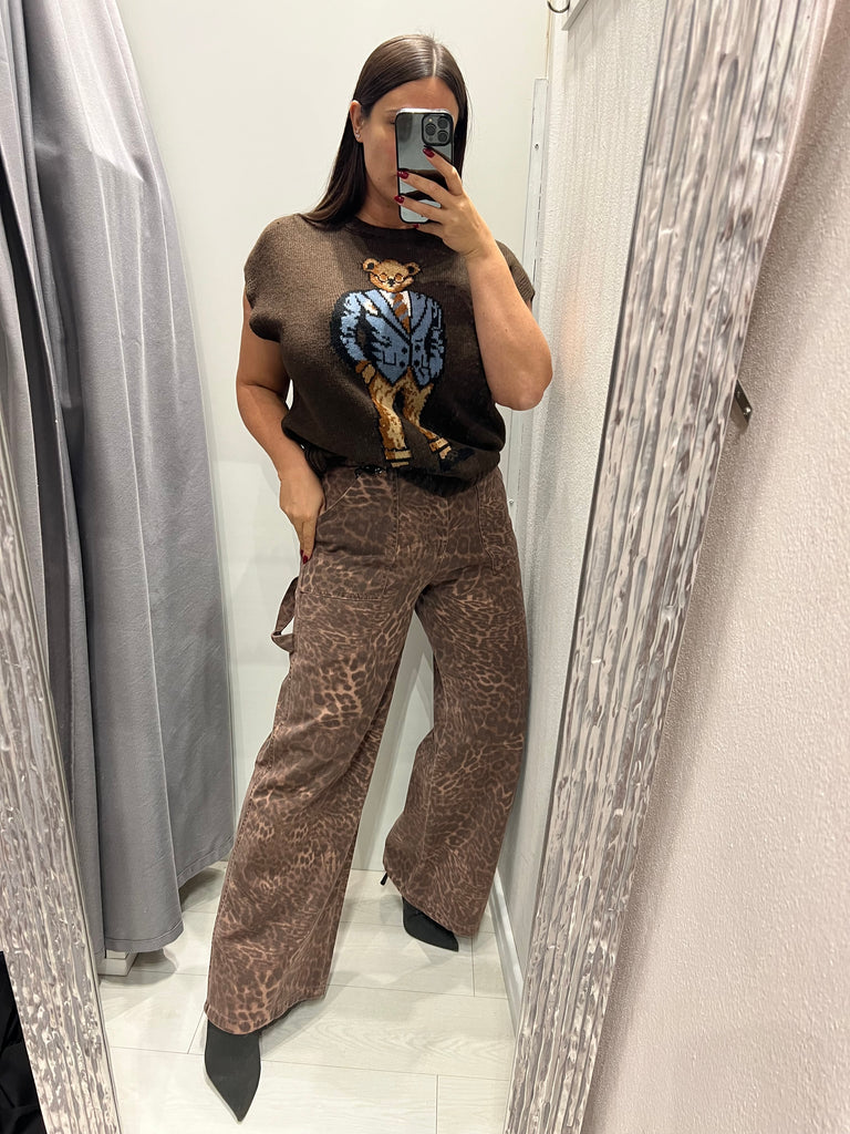 HaveOne•Jeans worker maculato Mine