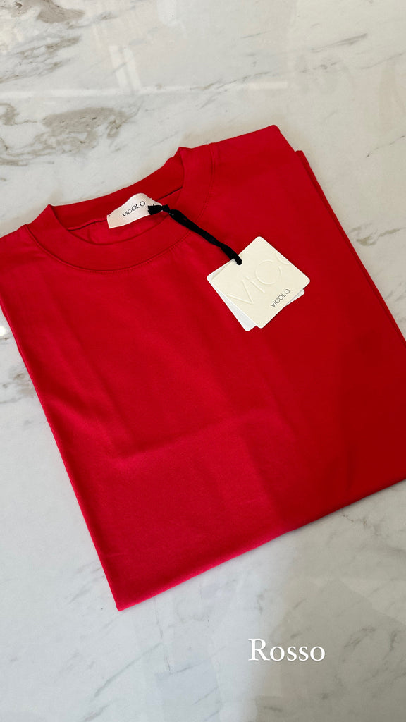 EVER ViCOLO•T-shirt over in cotone•Più colori
