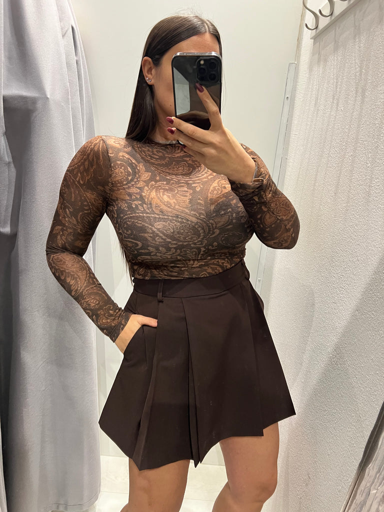 HaveOne•Maglia lanetta stampa cashmere