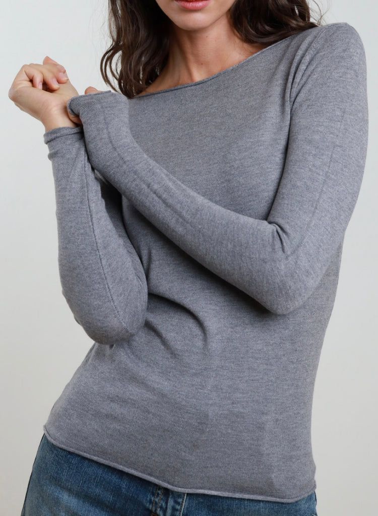 Susy Mix•Maglioncino barchetta soffice viscosa•Più colori