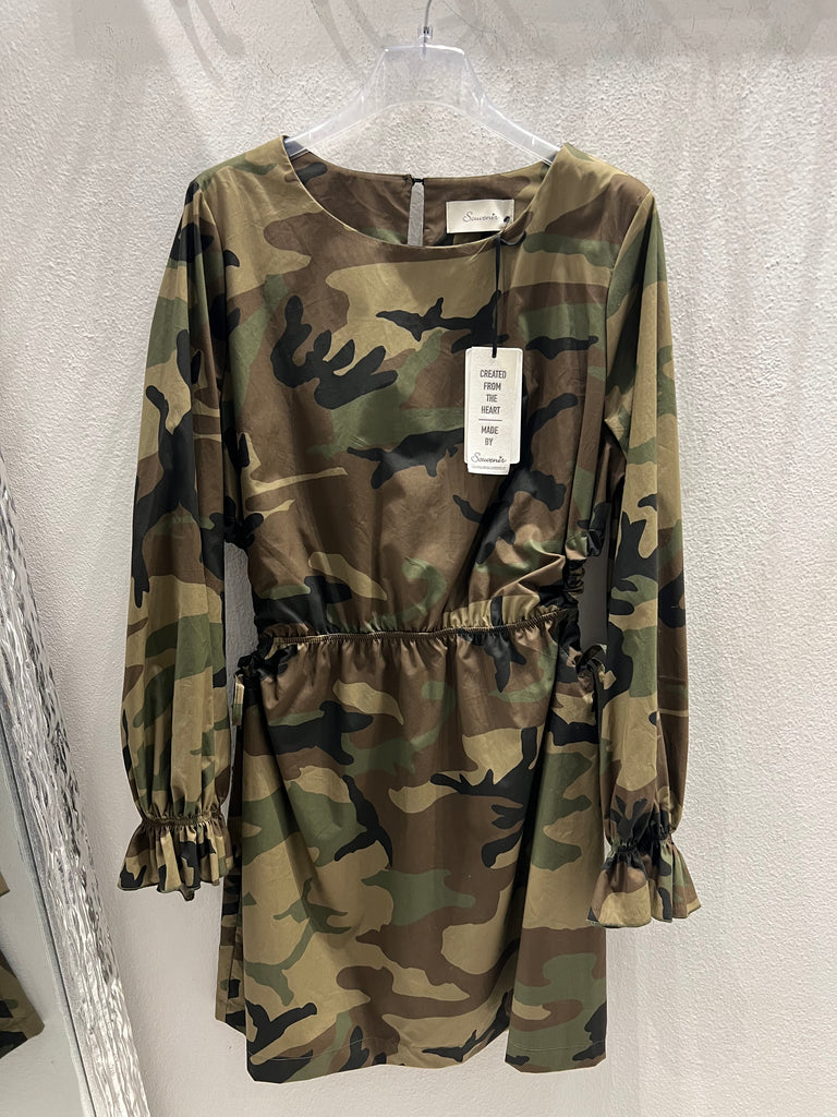 Souvenir-Abitino camouflage con cut-out