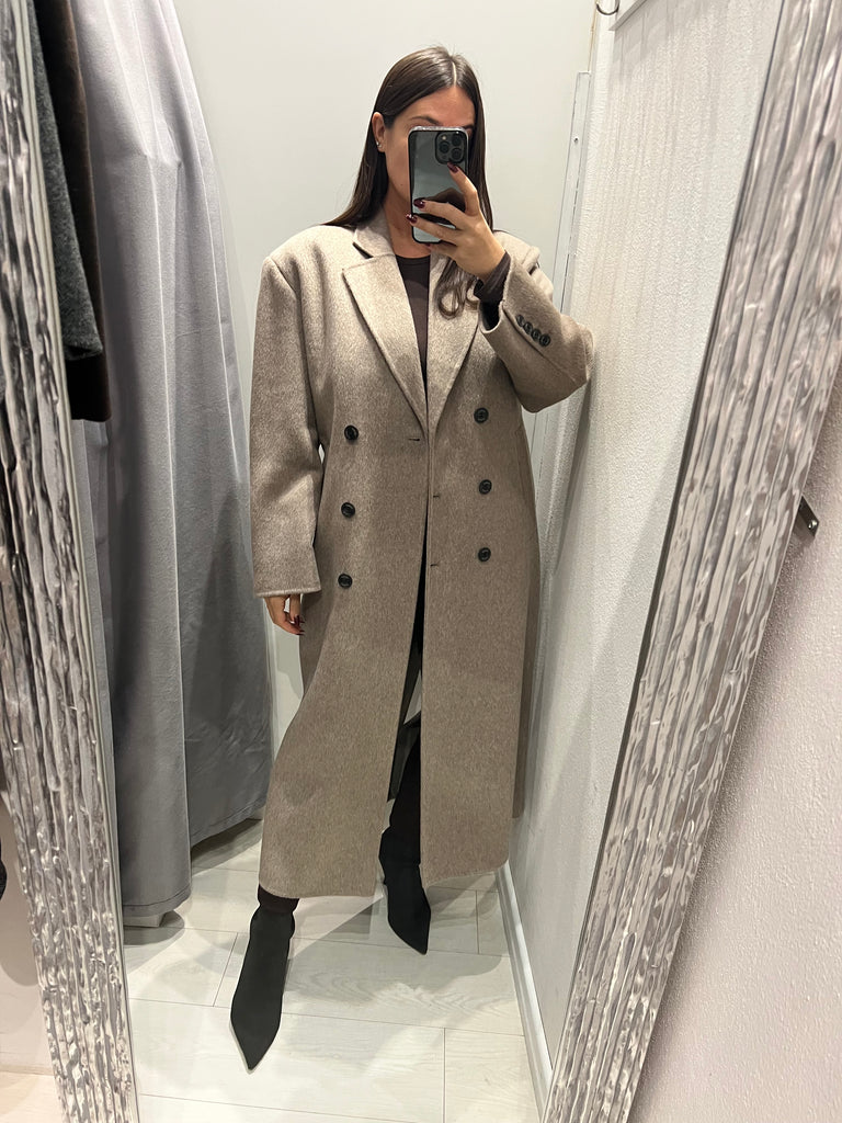 ViCOLO•Cappotto over doppiopetto cascià