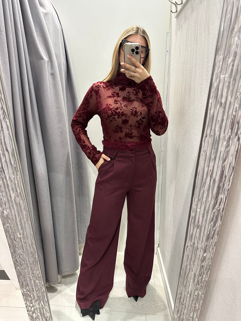 KONTATTO•Dolcevita tulle velluto