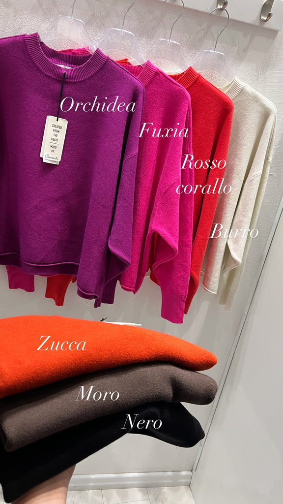 Souvenir•Maglione scatoletta rotolino•Più colori