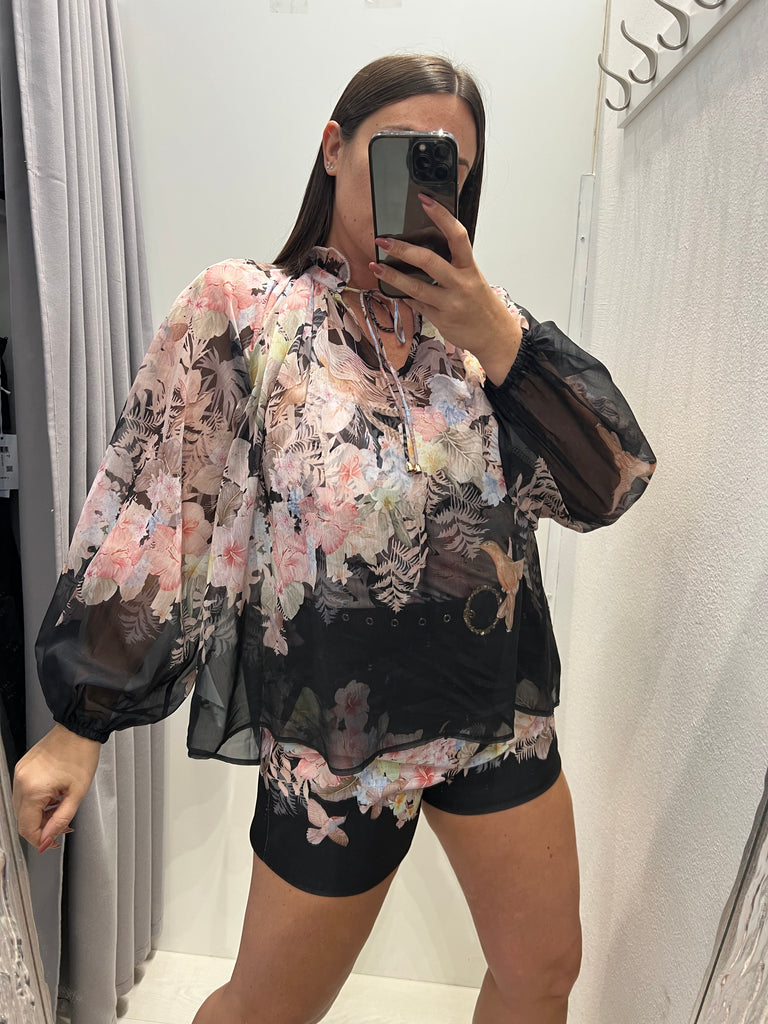 🚨KONTATTO•Completo Zimmer camicia+pantaloncino base nera