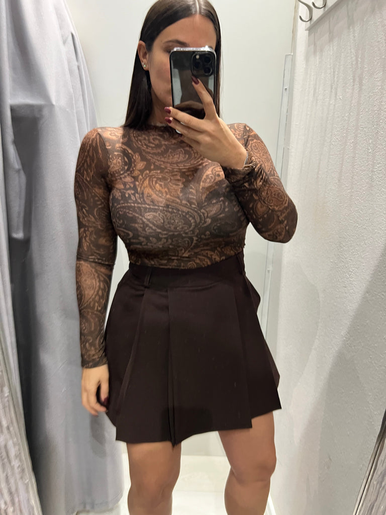 HaveOne•Maglia lanetta stampa cashmere