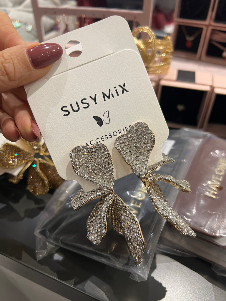 Susy Mix•Coppia di orecchini strass crystal