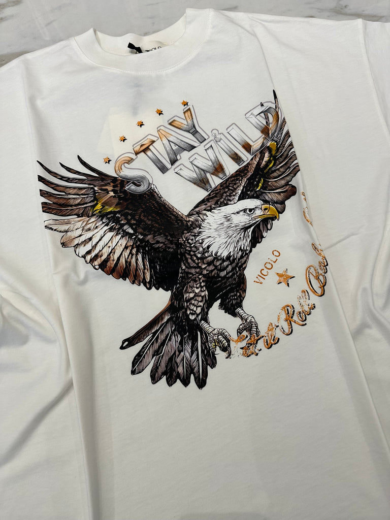 ViCOLO•T-shirt over STAY WILD