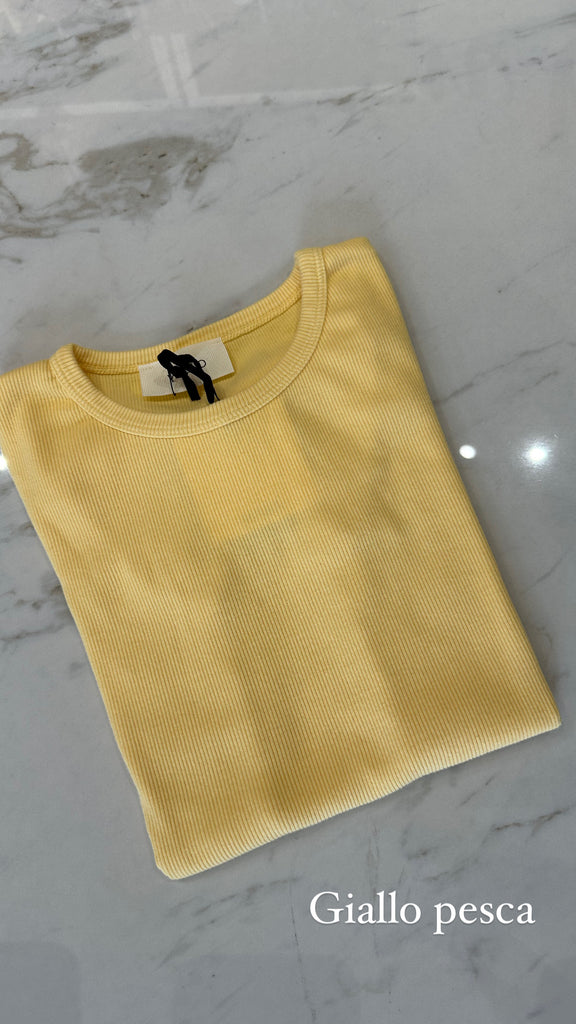 EVER ViCOLO•T-shirt a costine•Più colori