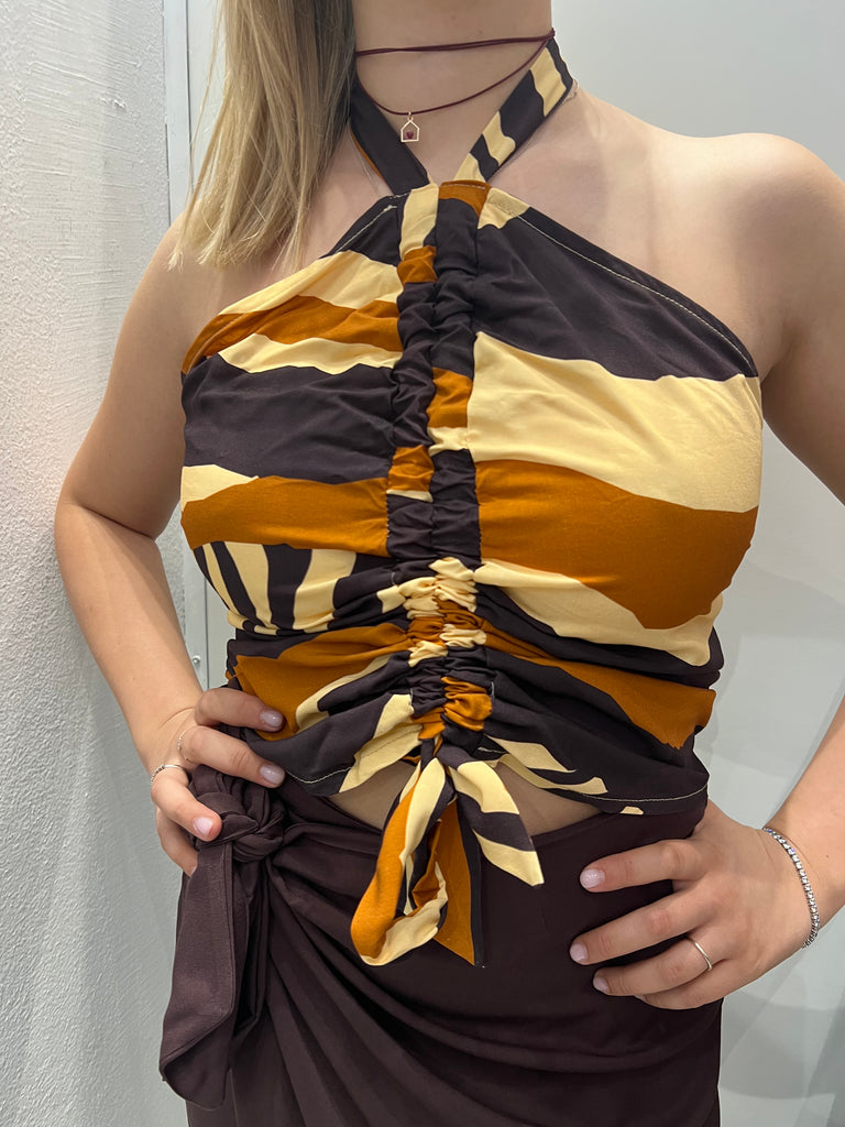 MSS💥HaveOne•Top coulisse stampa etnica
