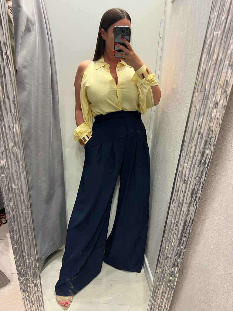 IMPERIAL•Pantalone best palazzo blu