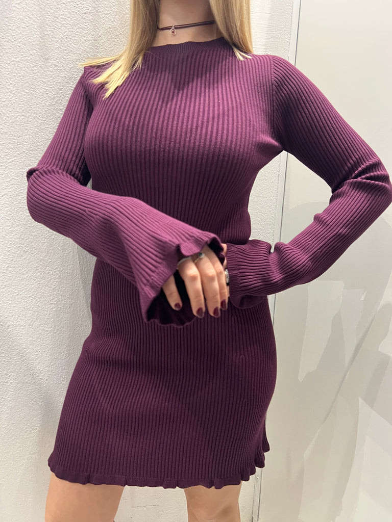 KONTATTO•Abitino cappettine a costine•Più colori