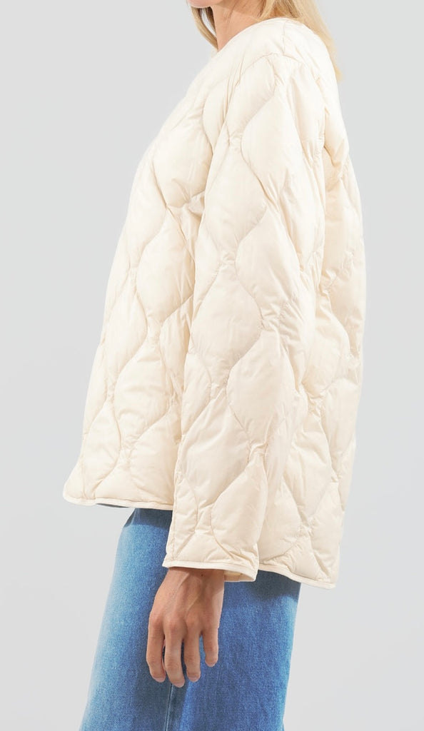 BLK30 HaveOne•Trapuntino piumino panna/beige