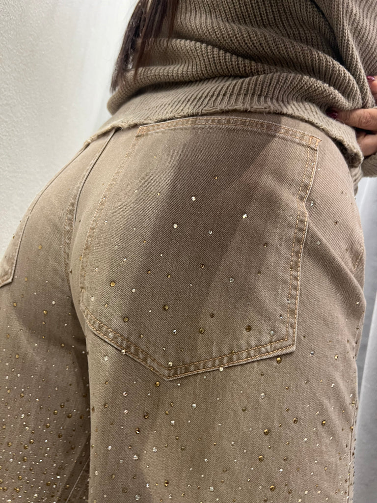 HaveOne•Jeans Amelie strass
