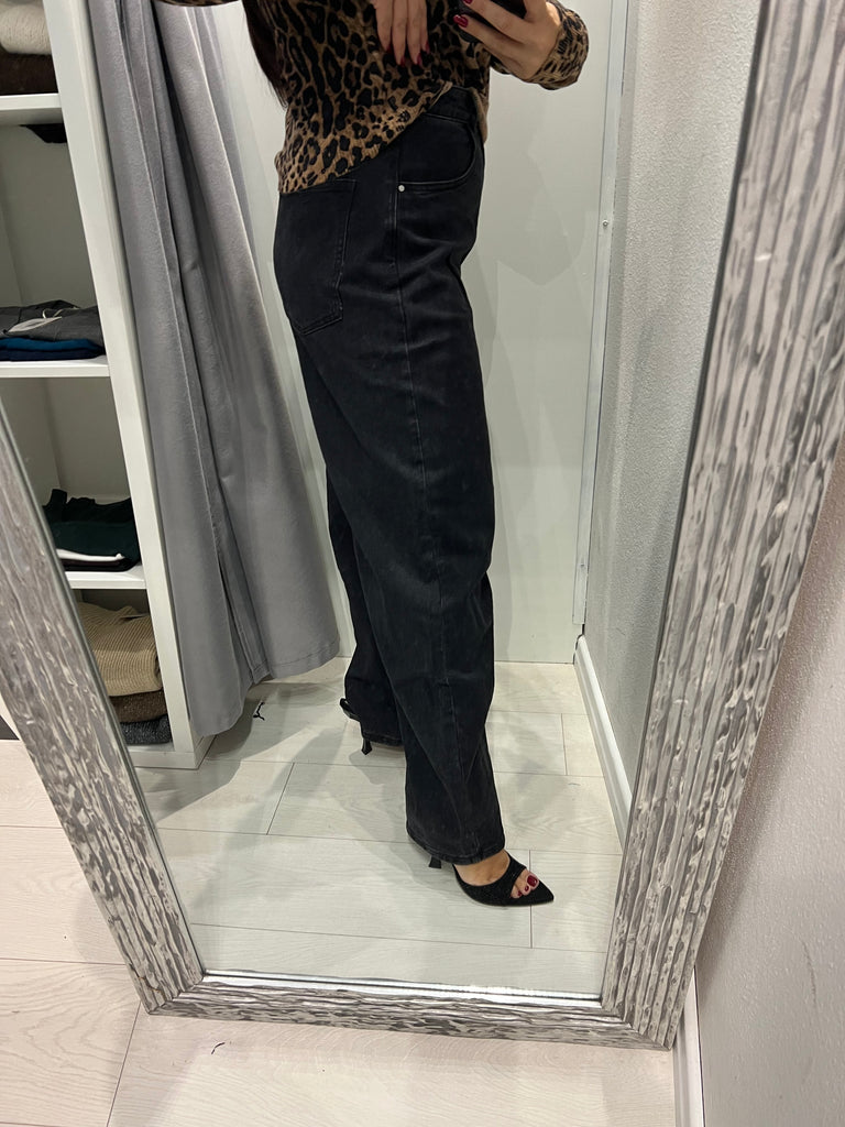 LUMINA•Jeans barrel nero