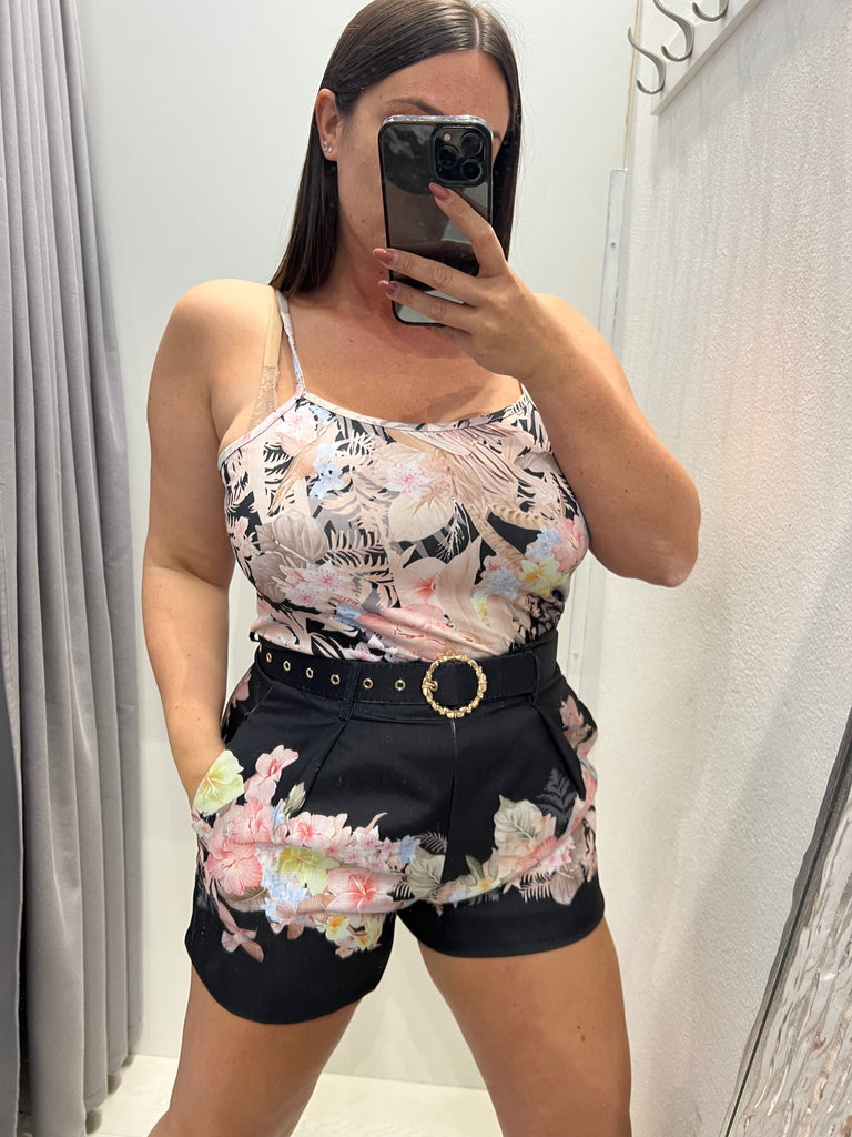 🚨KONTATTO•Completo Zimmer camicia+pantaloncino base nera