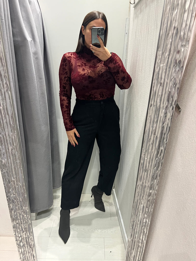 KONTATTO•Dolcevita tulle velluto