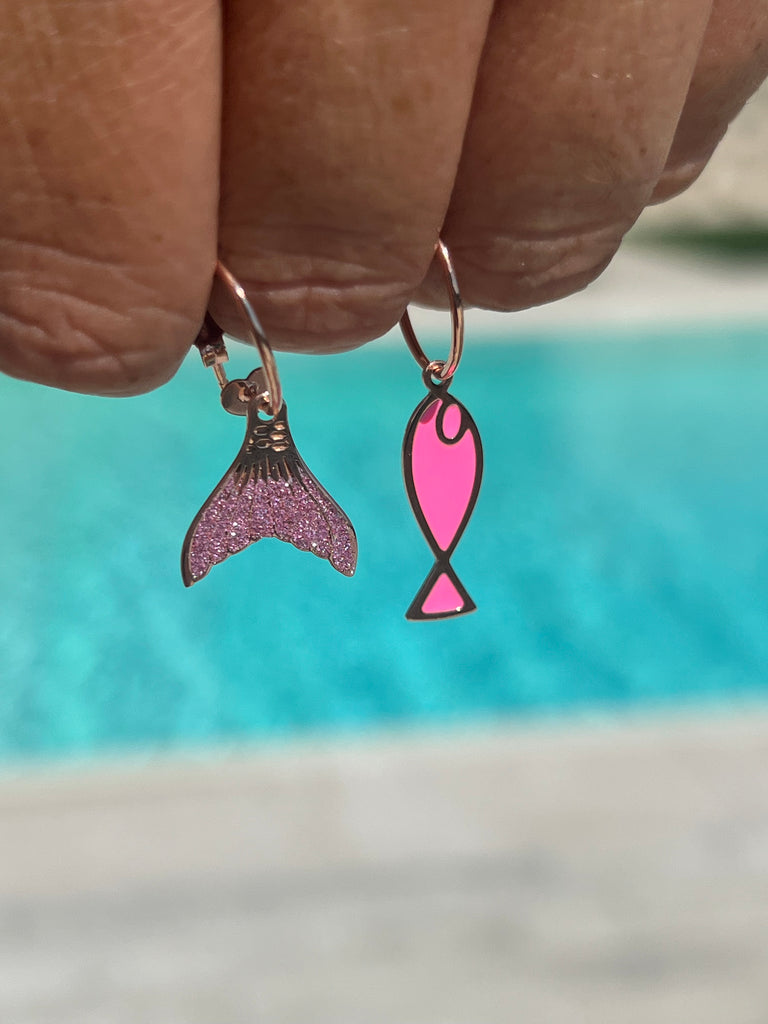 La Vie•Orecchino singolo ad anello con charm•Scegli il tuo
