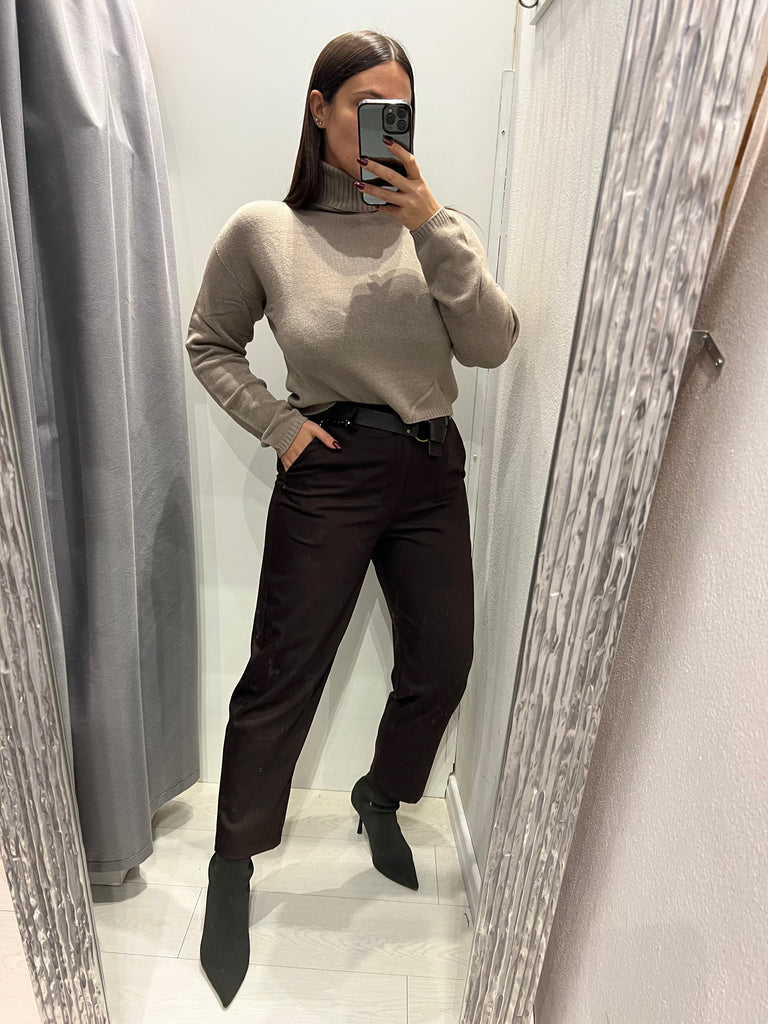 KONTATTO•Dolcevita crop misto angora•Più colori