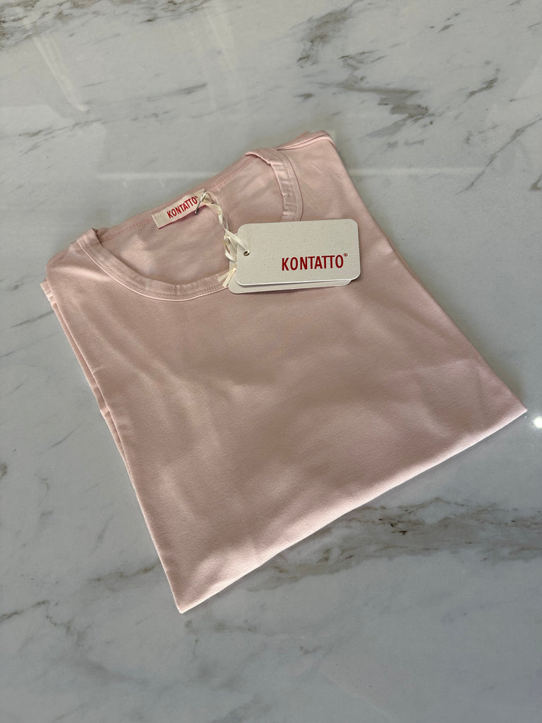 KONTATTO•Maglia viscosetta girocollo a manica lunga•Più colori