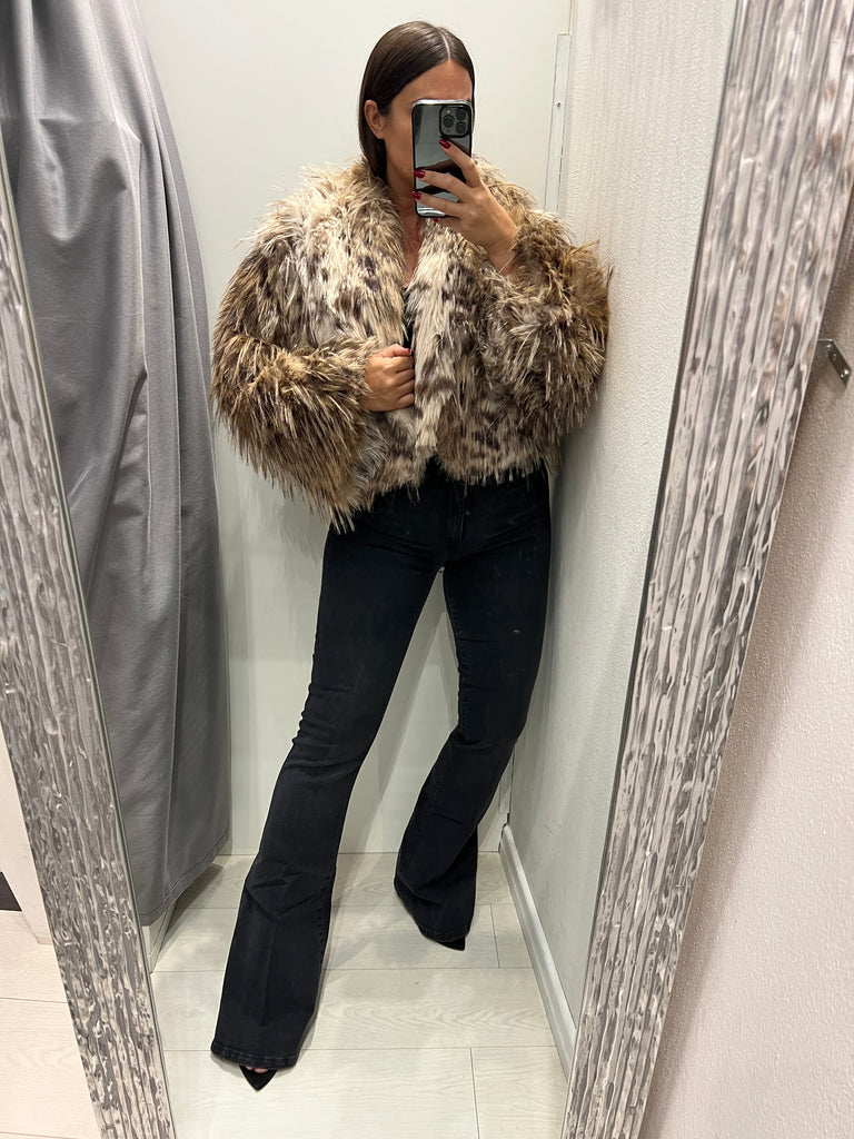 ViCOLO•Jeans zampa Gisele flare nero slavato