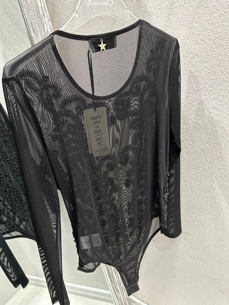 Souvenir•Body cabochon neri