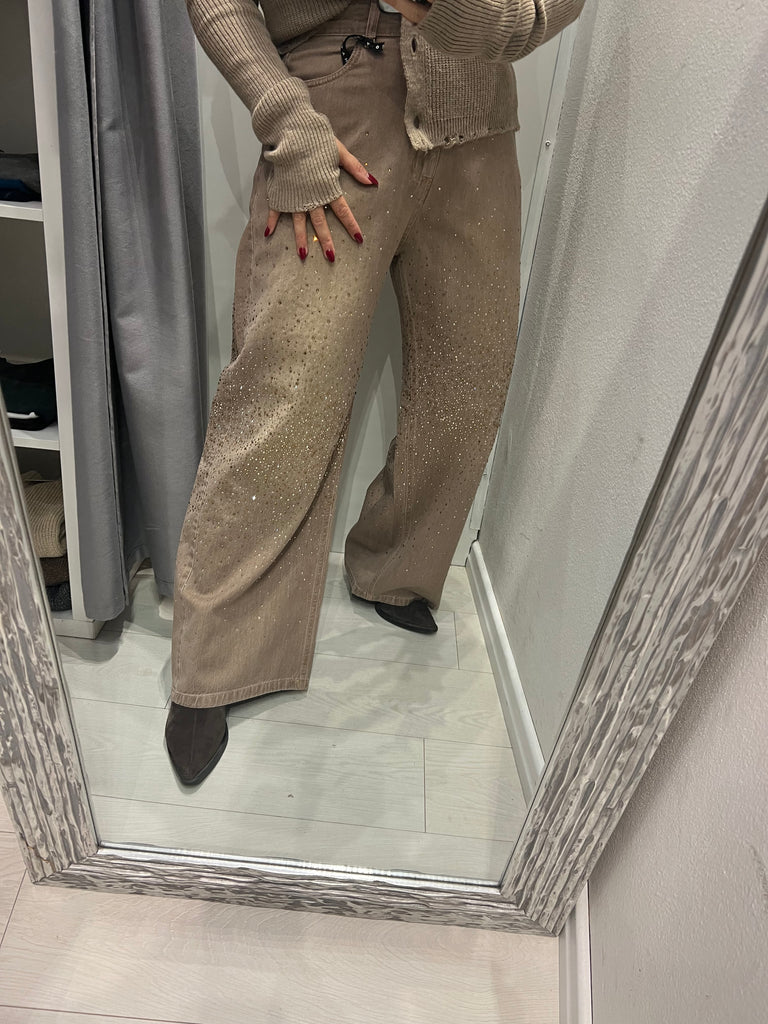 HaveOne•Jeans Amelie strass