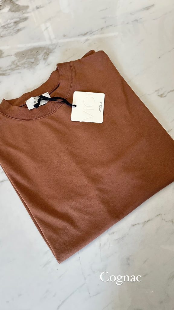 EVER ViCOLO•T-shirt over in cotone•Più colori