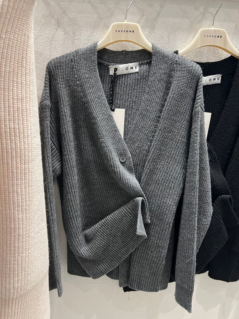 BLK30 HaveOne•Cardigan bottoni•Più colori