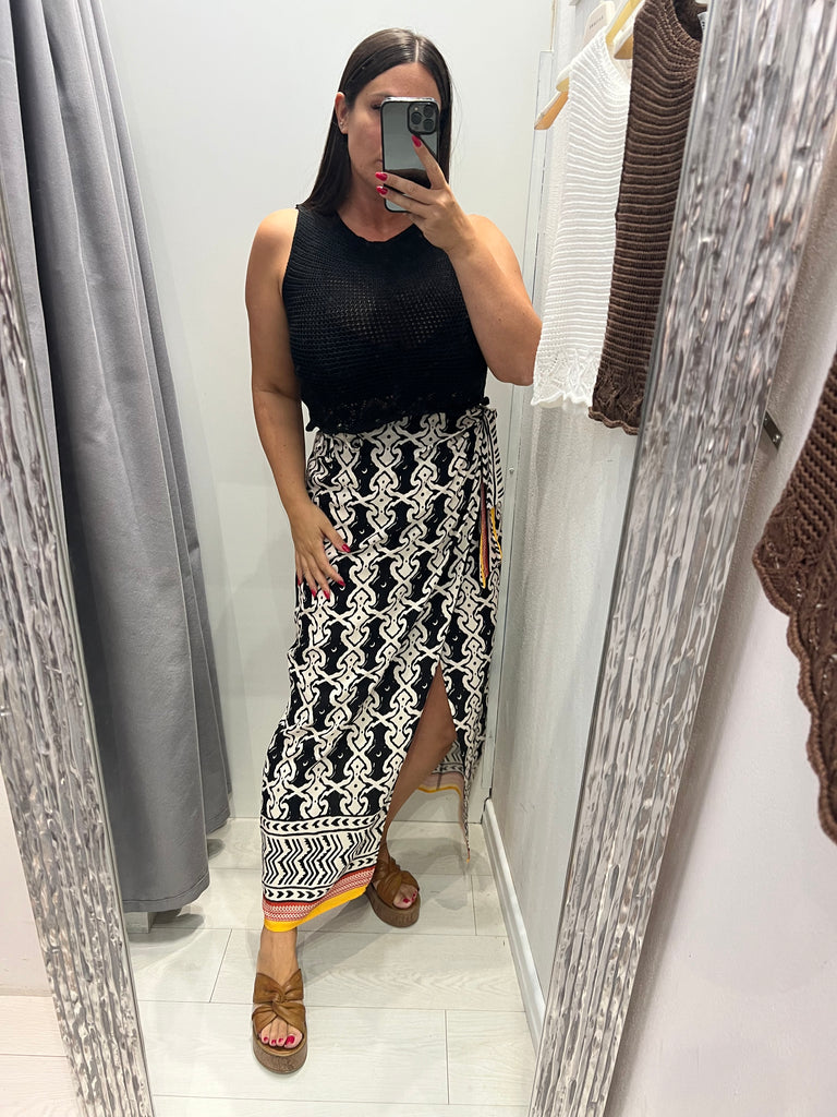 🚨HaveOne•Canotta top traforato crochet•Più colori