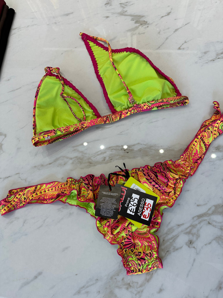 🚨4giveness-Bikini triangolo asimmetrico e slip