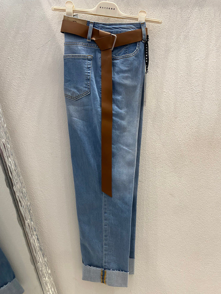 HaveOne•Jeans Mandy lavaggio chiaro