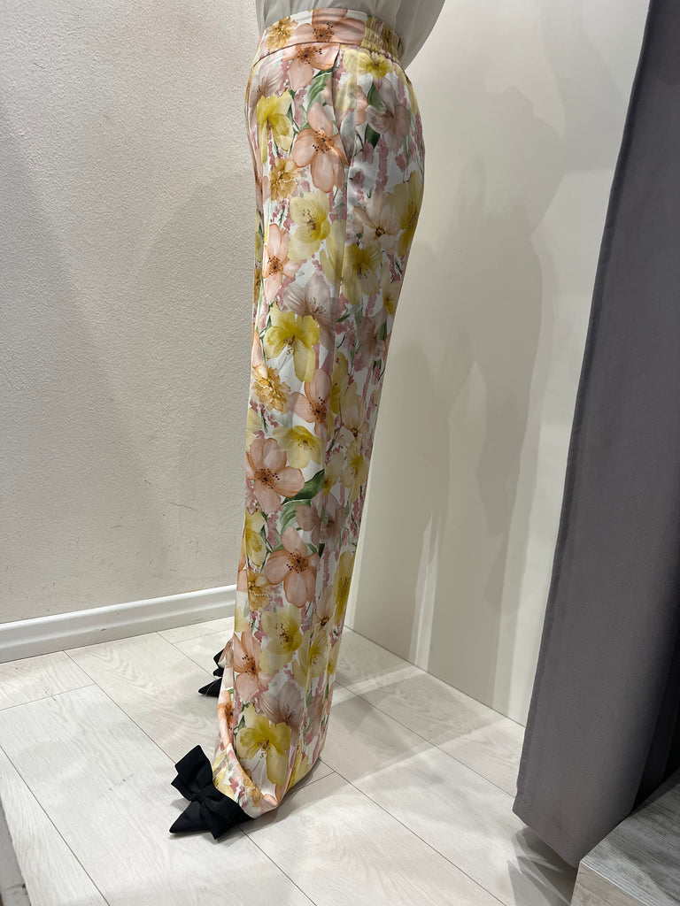 MSS💥ViCOLO•Pantalone palazzo floreale elastico