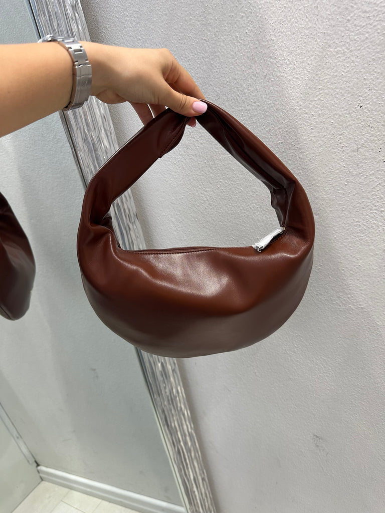 HaveOne•Borsa mezzaluna piccola in ecopelle•Più colori